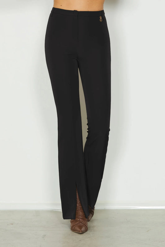 Pantalon noir fendu Ulrica, Relish