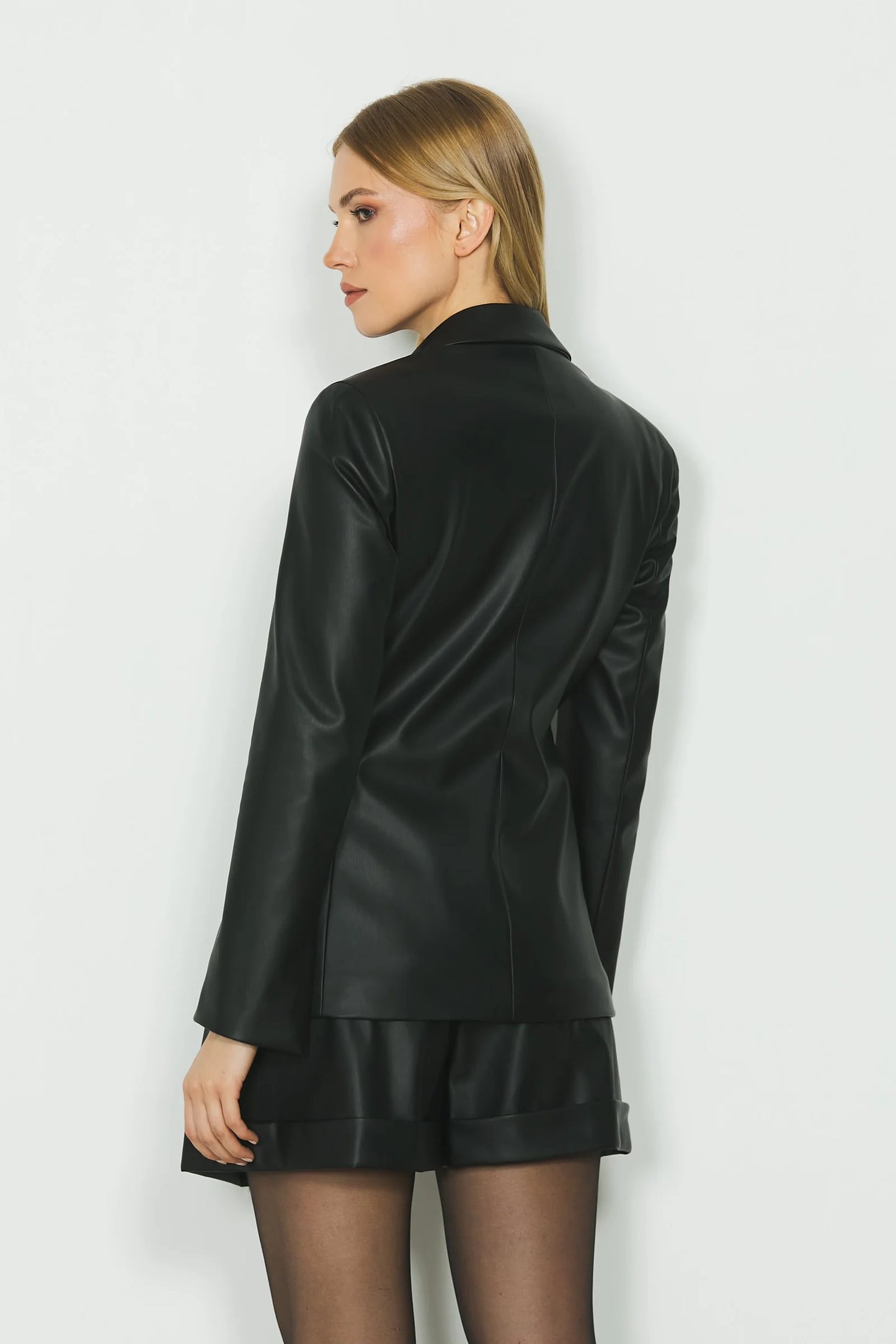 Veste simili noir Safen, Relish