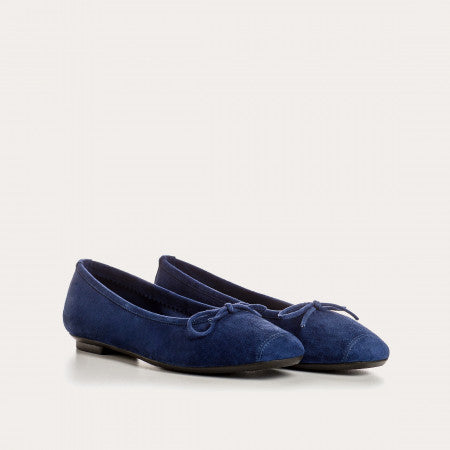 Ballerine Harmony bleu ocean, Reqins